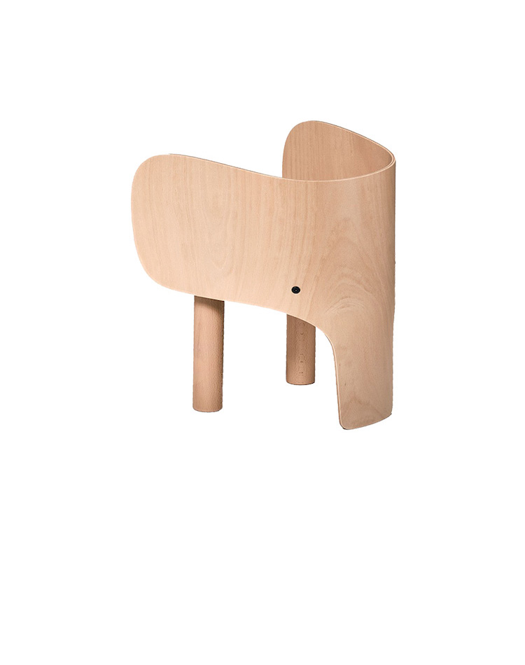 A wooden candle stand